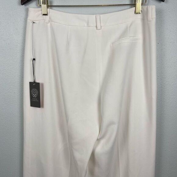 NWT Vince Camuto Wide Leg White Dress Slacks Size 8 - Picture 5 of 6